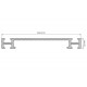 Профиль-держатель Arlight PHS-3X-BASE-H7.8-2000 ANOD 019870