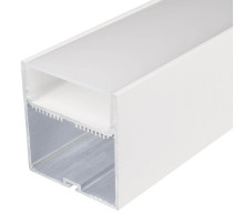 Профиль с экраном Arlight SL-LINE-7477-2500 WHITE+OPAL 021372