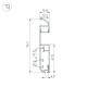Профиль Arlight PLINTUS-H80-2000 ANOD 046390