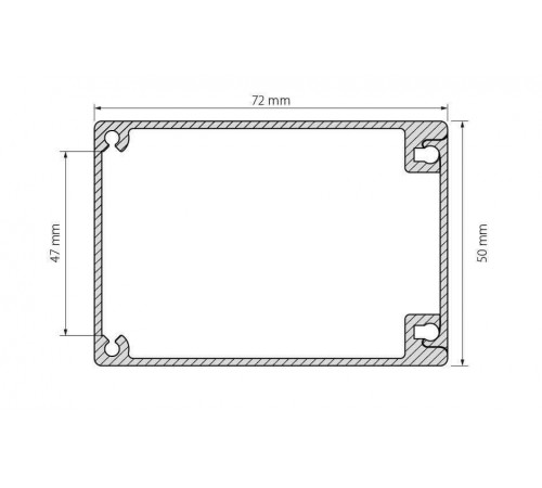 Профиль Arlight BOX72-2000 ANOD 017357 Профиль Arlight BOX72-2000 ANOD 017357