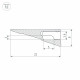 Алюминиевый профиль Arlight SL-MINI-SHELF-H8-2000 ANOD OLIVE GREY 038205