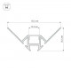 Профиль Arlight ARH-DECORE-S12-INT-2000 ANOD внутренний 023868