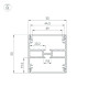 Алюминиевый профиль Arlight LINE-5050-DUAL-2000 ANOD 045654