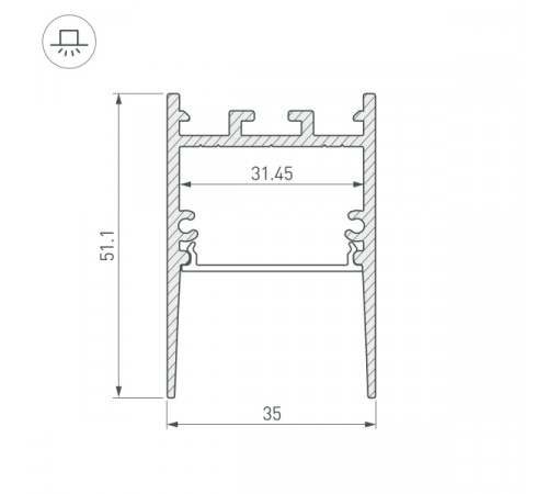 Профиль Arlight SL-COMFORT 031731