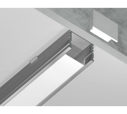 Алюминиевый накладной профиль Ambrella Light Alum Profile GP1750AL