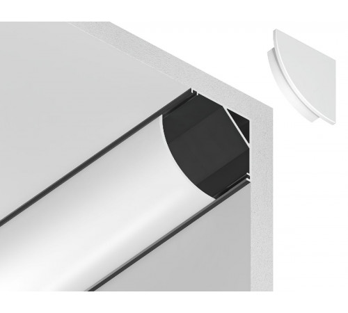 Алюминиевый угловой профиль Ambrella Light Alum Profile GP2100BK Алюминиевый угловой профиль Ambrella Light Alum Profile GP2100BK