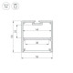 Алюминиевый профиль Arlight SL-Line-5050-3000 Black 036255