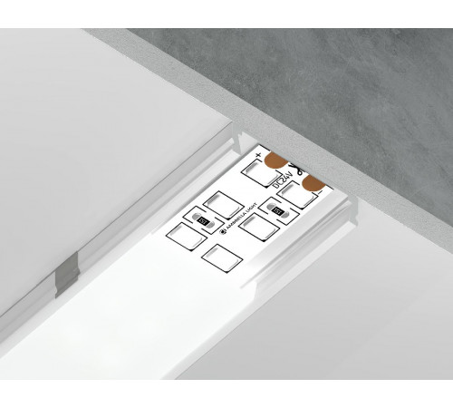 Алюминиевый накладной профиль Ambrella Light Alum Profile GP1800WH Алюминиевый накладной профиль Ambrella Light Alum Profile GP1800WH