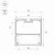 Профиль с экраном Arlight SL-LINE-5050-2500 WHITE+OPAL 021467