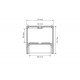 Профиль с экраном Arlight SL-LINE-7477-2500 WHITE+OPAL 021372