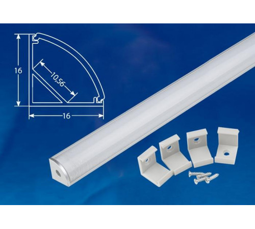 Профиль (UL-00005028) Uniel UFE-K06 Silver/Frozen 200 Polybag Профиль (UL-00005028) Uniel UFE-K06 Silver/Frozen 200 Polybag