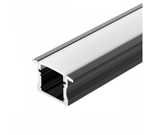 Алюминиевый профиль Arlight LINE-2315-F-2000 ANOD BLACK 044278 Алюминиевый профиль Arlight LINE-2315-F-2000 ANOD BLACK 044278