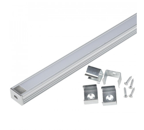 Профиль (UL-00005029) Uniel UFE-K10 Silver/Frozen 200 Polybag