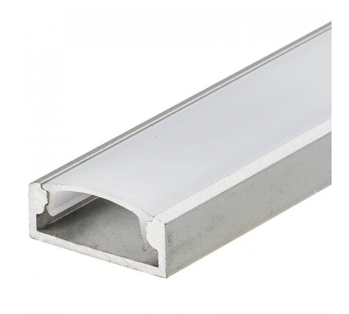 Профиль с экраном Arlight ALU-WIDE-H8-2000 ANOD+FROST 014852 Профиль с экраном Arlight ALU-WIDE-H8-2000 ANOD+FROST 014852