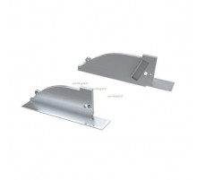 Заглушка Arlight 026792 для ALM-ARC-SINGLE серая правая с отверстием