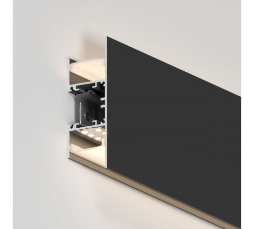 Алюминиевый профиль Arlight WALL-2575-DUAL-2000 ANOD BLACK 052332 Алюминиевый профиль Arlight WALL-2575-DUAL-2000 ANOD BLACK 052332