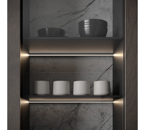 Алюминиевый профиль Arlight SL-MINI-SHELF-H9-2000 ANOD OLIVE GREY 038208 Алюминиевый профиль Arlight SL-MINI-SHELF-H9-2000 ANOD OLIVE GREY 038208