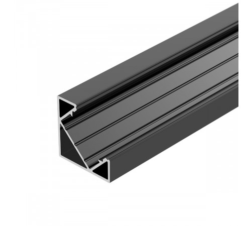 Алюминиевый профиль Arlight SL-KANT-H18-2000 BLACK 049430 Алюминиевый профиль Arlight SL-KANT-H18-2000 BLACK 049430