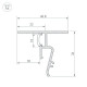Профиль Arlight STRETCH-SHADOW-CEIL-2000 BLACK (A2-CONTOUR-PRO) 040703
