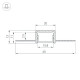 Алюминиевый профиль Arlight SL-LINIA20-FANTOM-2000 ANOD 049030
