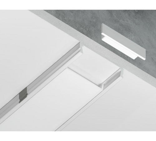 Алюминиевый накладной профиль Ambrella Light Alum Profile GP1800WH Алюминиевый накладной профиль Ambrella Light Alum Profile GP1800WH