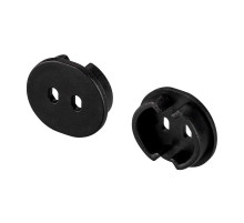 Заглушка Arlight ARH-ROUND-D20-DUAL BLACK с отверстием 039302
