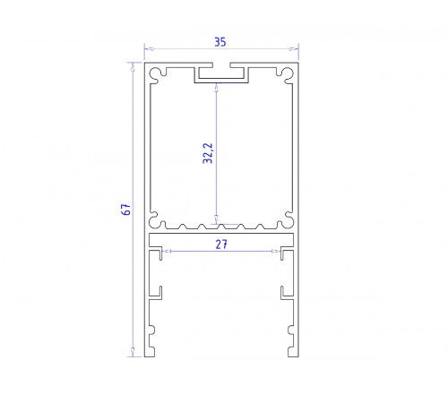 Алюминиевый профиль Ambrella Light Profile System GP3000BK Алюминиевый профиль Ambrella Light Profile System GP3000BK