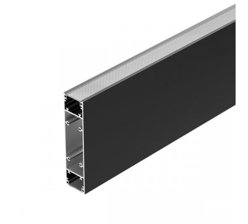 Алюминиевый профиль Arlight SL-Line-25100-Dual-2500 Black 033735 Алюминиевый профиль Arlight SL-Line-25100-Dual-2500 Black 033735