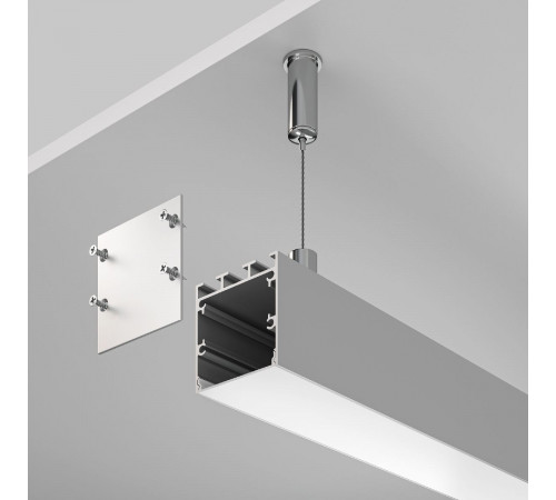 Алюминиевый профиль Maytoni Led strip ALM-3535B-S-2M Алюминиевый профиль Maytoni Led strip ALM-3535B-S-2M