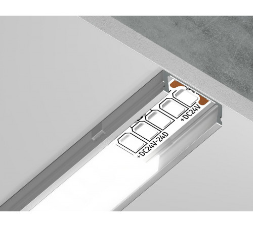 Алюминиевый накладной профиль Ambrella Light Alum Profile GP1700AL Алюминиевый накладной профиль Ambrella Light Alum Profile GP1700AL