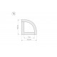 Профиль Arlight WPH-KANT-H10-2000 OPAL 023301