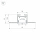 Профиль Arlight SL-LINIA20-FANTOM-2500 BLACK 039071