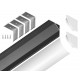 Алюминиевый угловой профиль Ambrella Light Alum Profile GP2100BK
