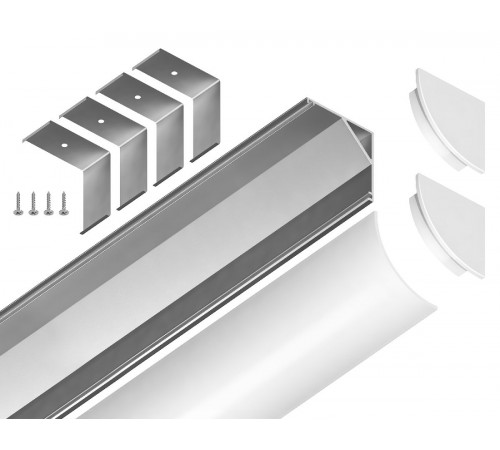 Алюминиевый угловой профиль Ambrella Light Alum Profile GP2100AL