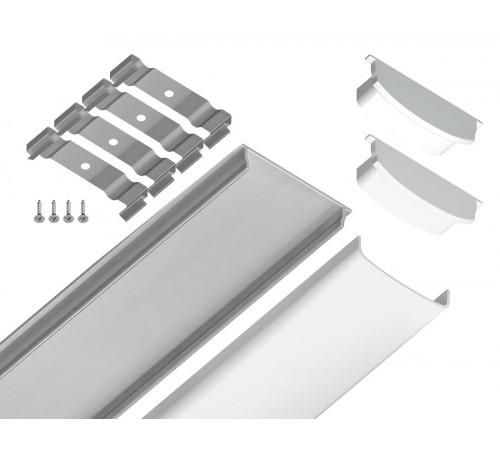 Алюминиевый накладной профиль Ambrella Light Alum Profile GP1600AL