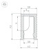 Алюминиевый профиль Arlight SL-MINI-6-H9-2000 ANOD BLACK 044082