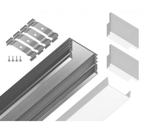Алюминиевый накладной профиль Ambrella Light Alum Profile GP1750AL