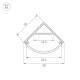 Алюминиевый профиль Arlight SL-KANT-H20-2000 ANOD 049015