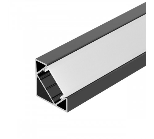 Алюминиевый профиль Arlight SL-KANT-H18-2000 BLACK 049430 Алюминиевый профиль Arlight SL-KANT-H18-2000 BLACK 049430