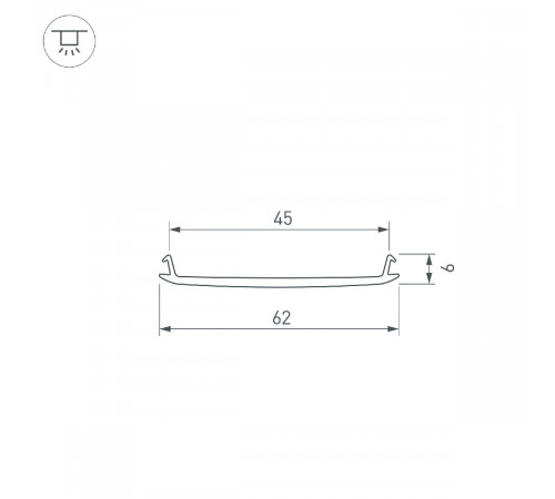 Экран Arlight STRETCH-S-50-CEIL-CENTER-10m (GAMMA50) 040822 Экран Arlight STRETCH-S-50-CEIL-CENTER-10m (GAMMA50) 040822