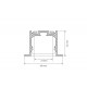 Профиль с экраном Arlight SL-LINIA49-F-2500 ANOD+OPAL 020469