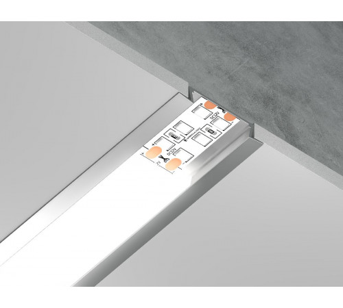 Алюминиевый встраиваемый профиль Ambrella Light Alum Profile GP1100AL Алюминиевый встраиваемый профиль Ambrella Light Alum Profile GP1100AL