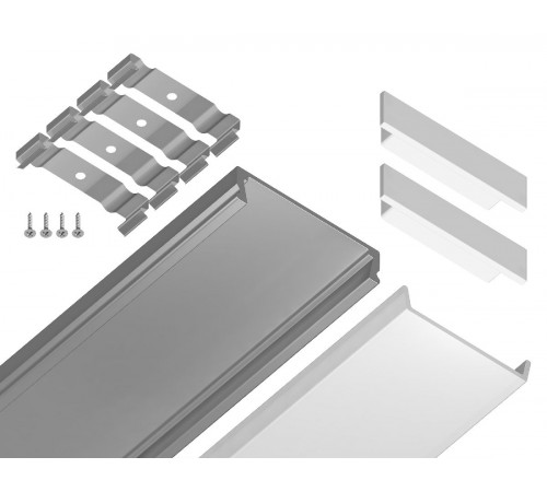 Алюминиевый накладной профиль Ambrella Light Alum Profile GP1800AL