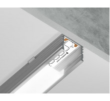 Алюминиевый накладной профиль Ambrella Light Alum Profile GP1750AL