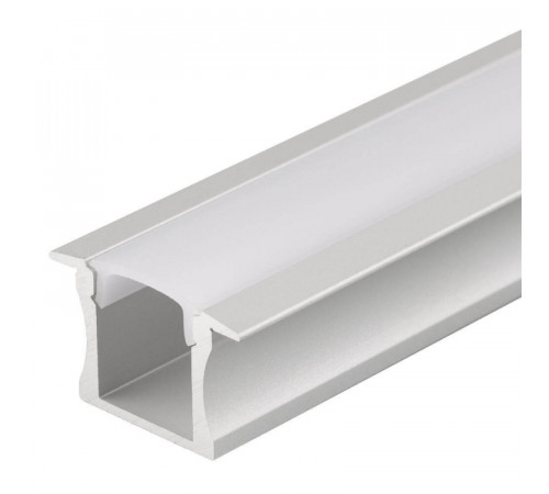 Профиль с экраном Arlight ALU-SLIM-H15-F-2000 ANOD+FROST 018243 Профиль с экраном Arlight ALU-SLIM-H15-F-2000 ANOD+FROST 018243