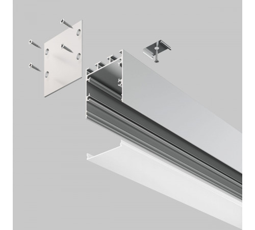 Алюминиевый профиль Maytoni Led strip ALM-3535B-S-2M Алюминиевый профиль Maytoni Led strip ALM-3535B-S-2M