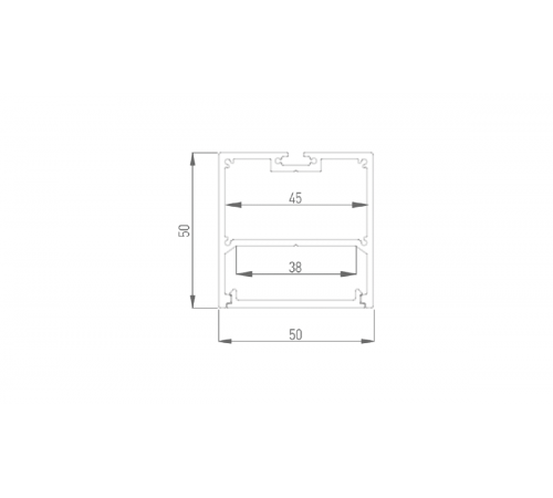 Профиль алюминиевый DesignLed LS.5050-B-R 004772 Профиль алюминиевый DesignLed LS.5050-B-R 004772