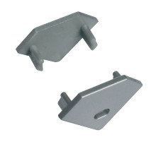 Заглушка для углового профиля Uniel UFE-C03 SILVER 2 POLYBAG 07753