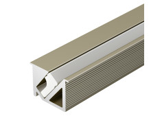 Алюминиевый профиль Arlight SL-BEVEL-H10-F14-2000 ANOD OLIVE GREY 038200