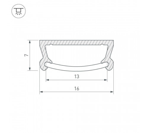 Профиль Arlight TM-2000 (CT) ANOD 017796 Профиль Arlight TM-2000 (CT) ANOD 017796